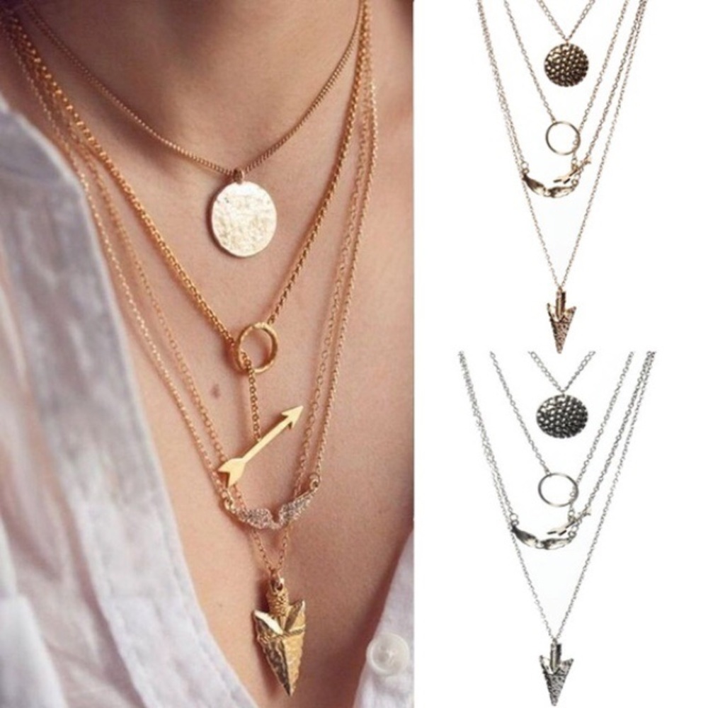 Multilayered Statement Necklace